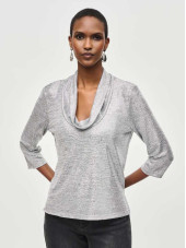 243167 Top - Grey/Silver (Joseph Ribkoff)